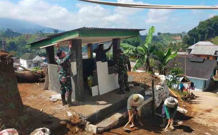 Sasaran Fisik Tambahan Pembangunan Pos Kamling Hampir Mencapai Finishing