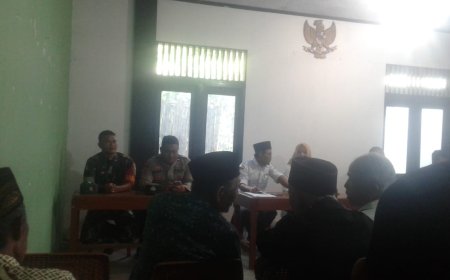 Babinsa Koramil 16/Pejawaran Hadiri Sosialisasi Pendaftaran Tanah Sistematis Lengkap (PTSL)