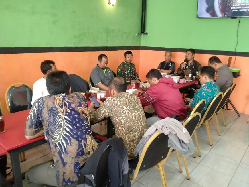 Babinsa Hadiri Lokakarya Mini Lintas Sektor Tri Bulan Pertama yang di Selenggarakan UPTD Puskesmas Pejawaran