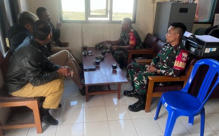 Bina Sinergitas, Babinsa Koramil 16/Pejawaran Komsos Dengan Perangkat Desa