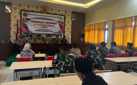 Babinsa Koramil 16/Pejawaran Dampingi Kegiatan Penjaringan dan Penyaringan Perangkat Desa Penusupan